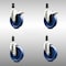 Service Caster 5 Inch 316SS Solid Poly Swivel 1 Inch Expanding Stem Caster Lock Brake, 2PK SCC-SS316TTLEX20S514-SPUS-2-S-2-1 - alternate 1